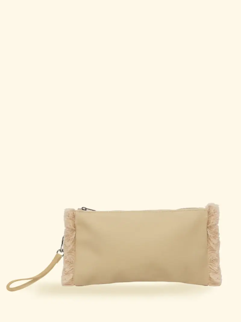 Mini Pochette Donna F**K Beige SW0115-BG miniatura 3