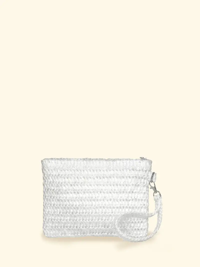 Mini Pochette Donna F**K Bianca SW0007-WH miniatura 3