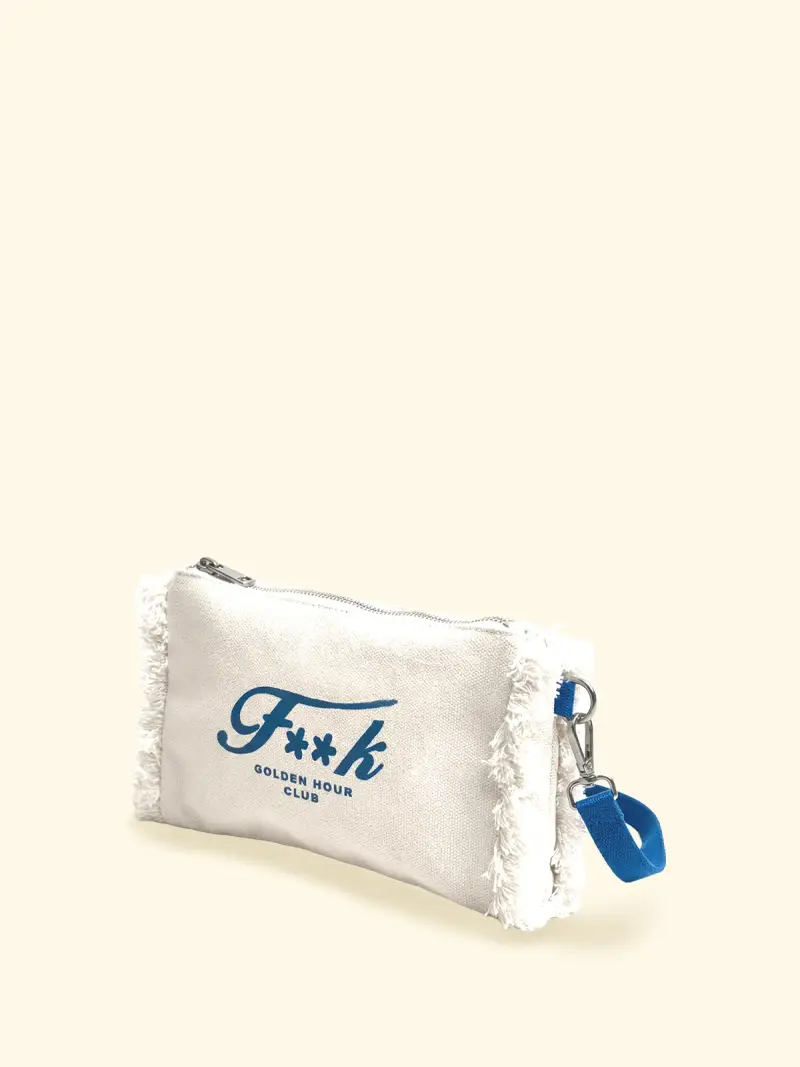 Mini Pochette Donna F**K Bianca SW0108-WH miniatura 2