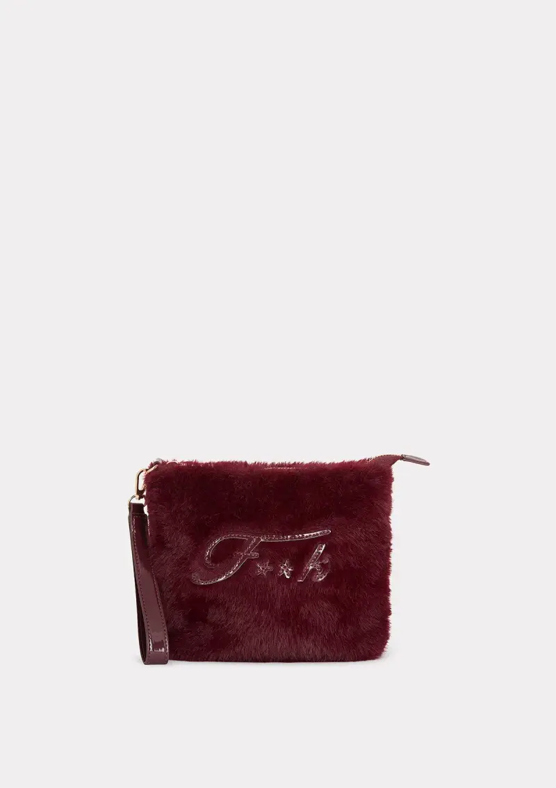 Mini Pochette Donna F**K Bordeaux WW0210-BD