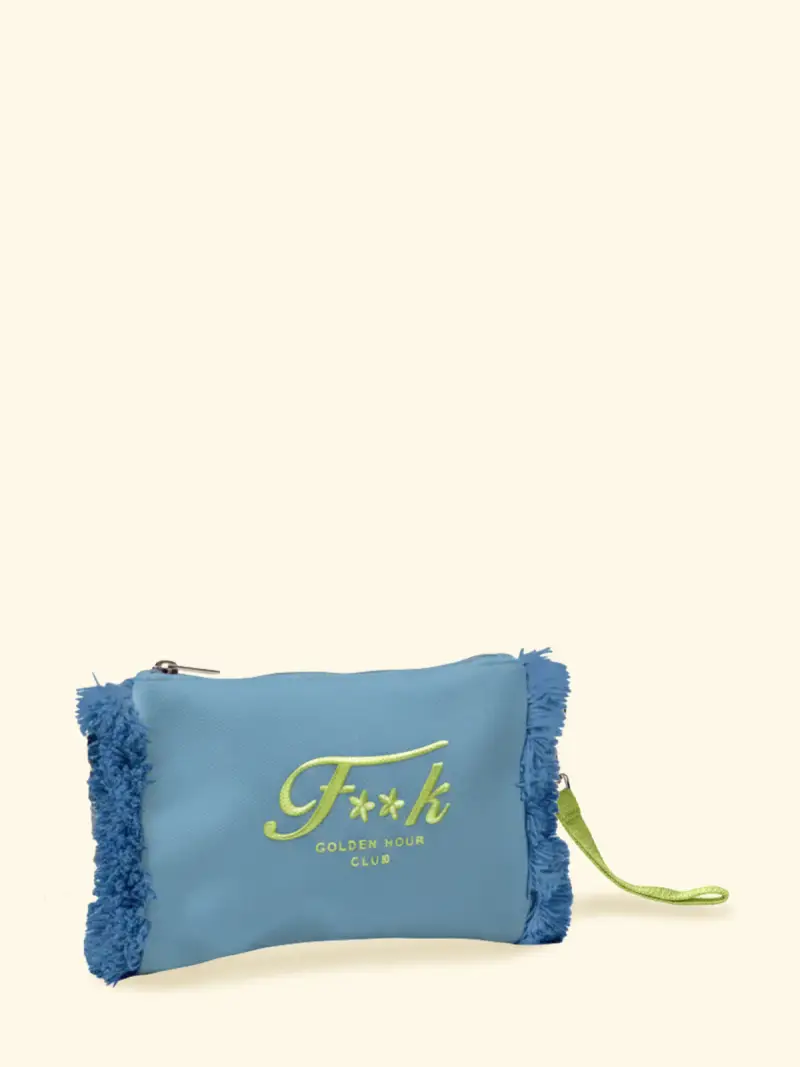Mini Pochette Donna F**K Light Blue SW0108-LG miniatura 2