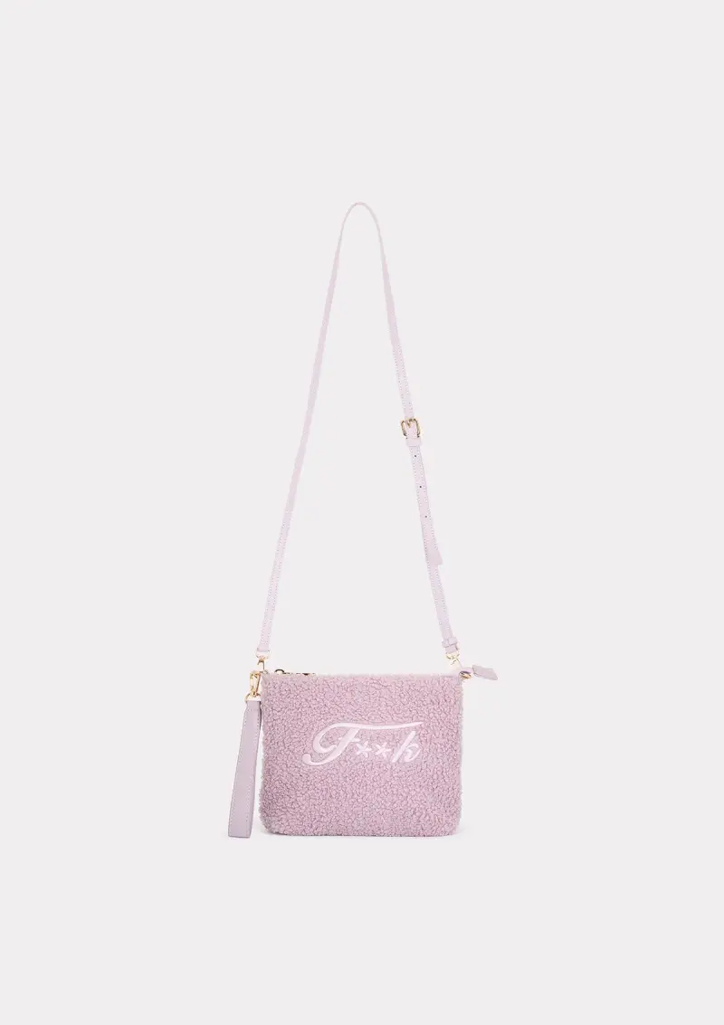 Mini Pochette Donna F**K Lilla WW0020-LC miniatura 2