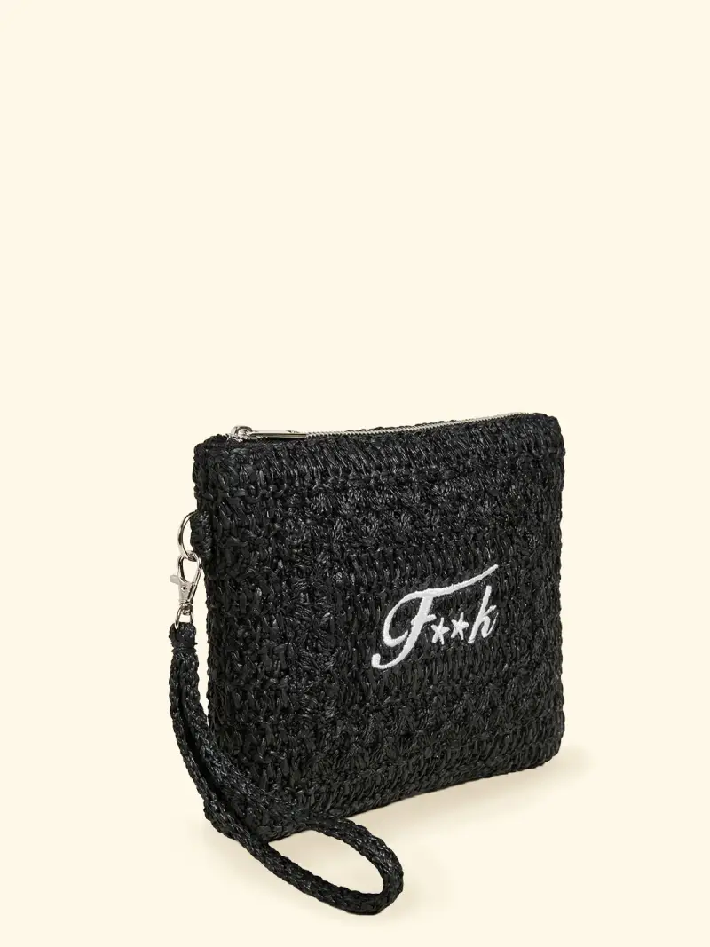 Mini Pochette Donna F**K Nera SW0007-BK miniatura 2