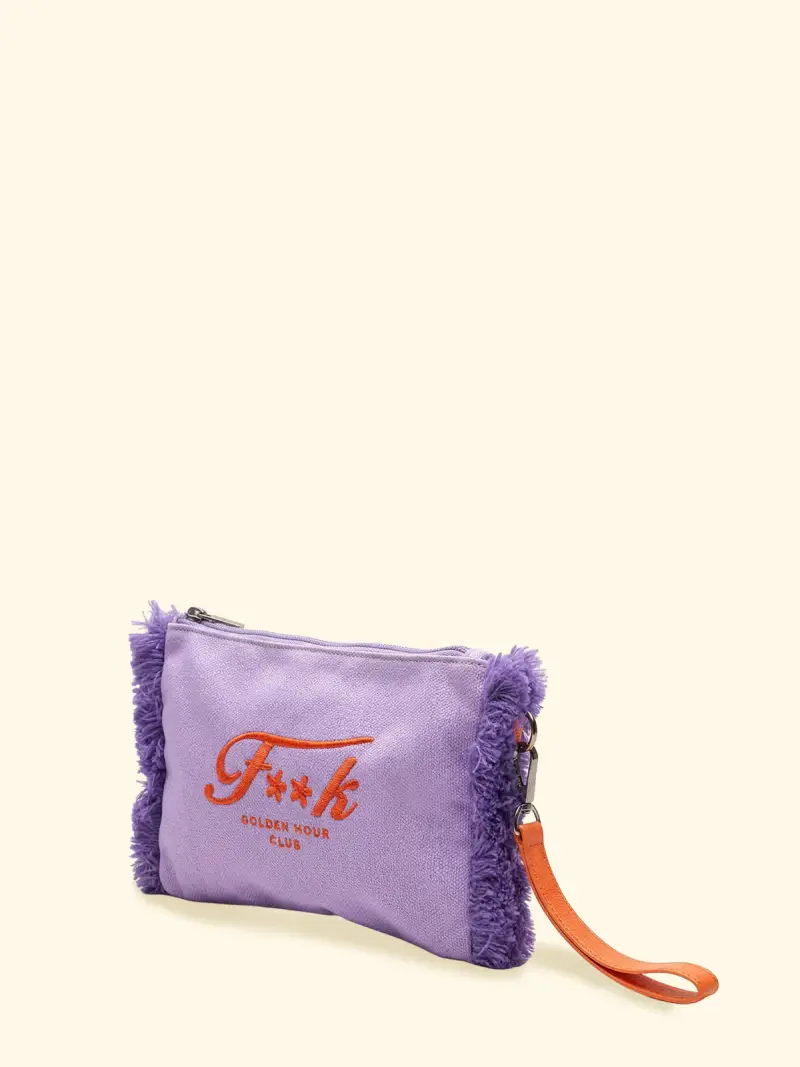 Mini Pochette Donna F**K Viola SW0108-VI miniatura 2
