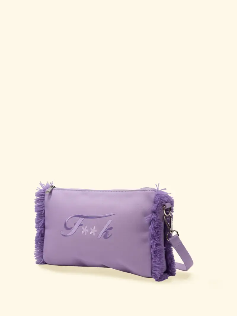 Mini Pochette Donna F**K Viola SW0115-VI miniatura 2