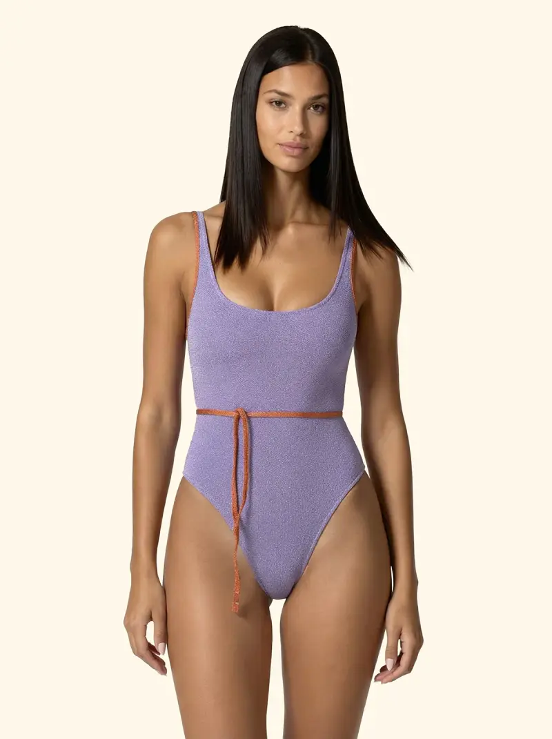 Monokini Donna F**K Lilla SW1113-LC