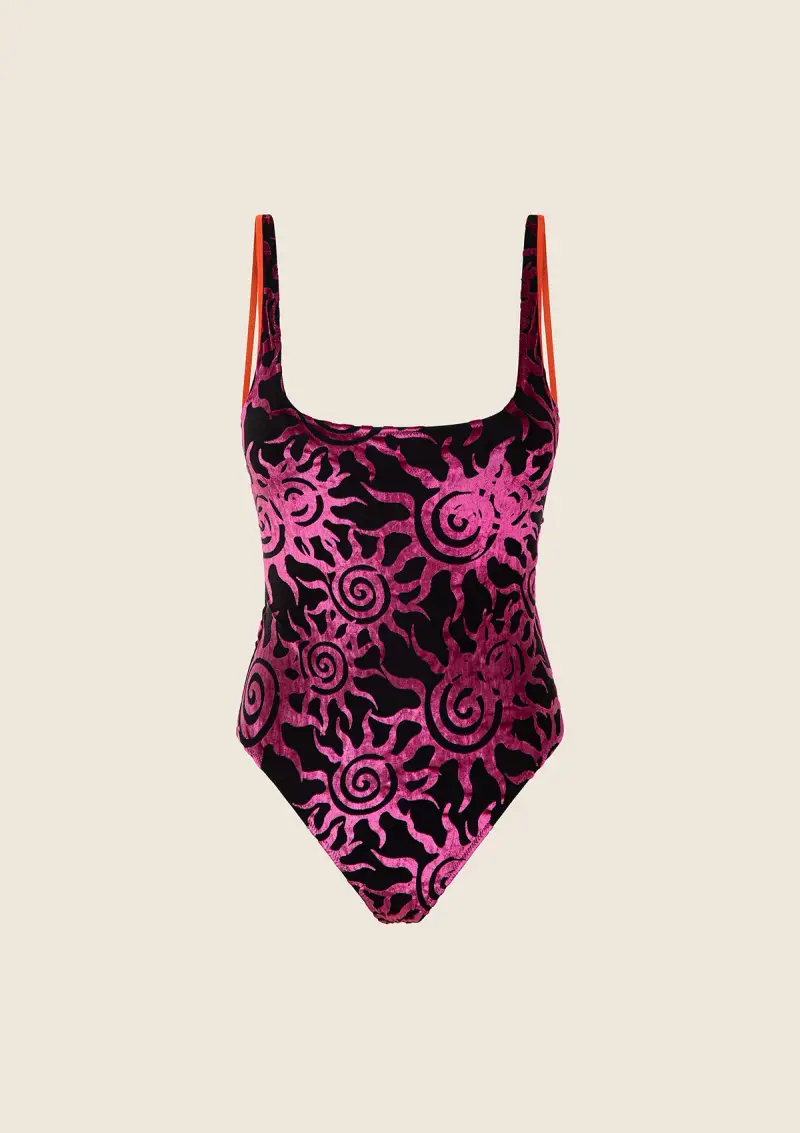Monokini Donna F**K Nero 0803-BK miniatura 3