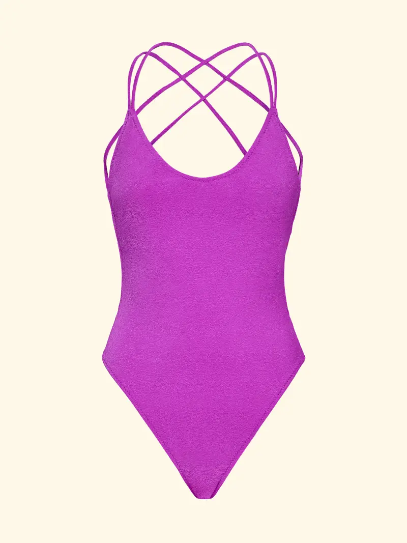 Monokini Donna F**K Viola SW1808-PR miniatura 3