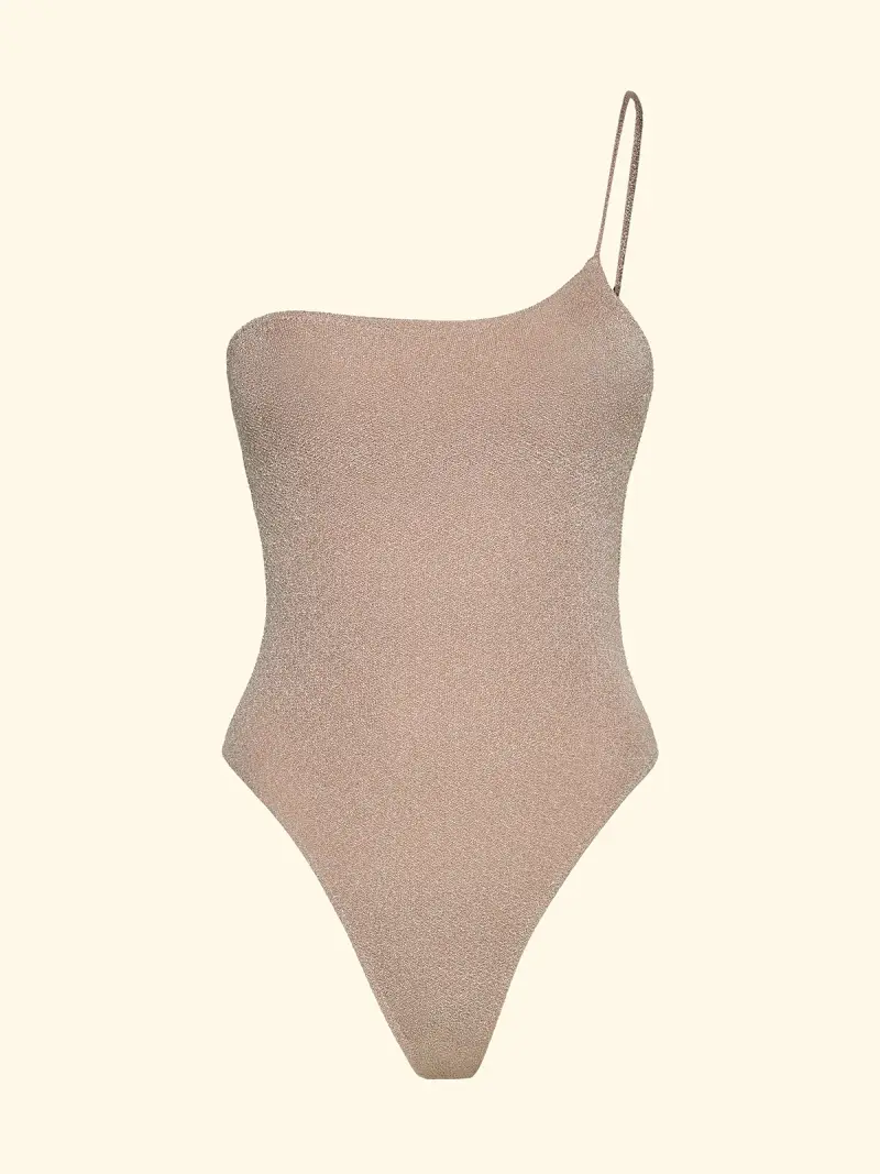 Monokini Monospalla Donna F**K Gold SW1144-GD miniatura 3