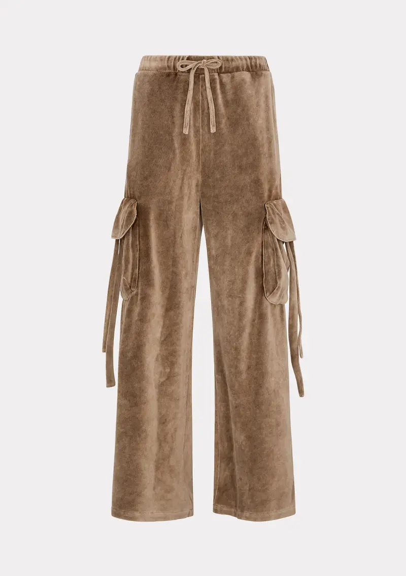 Pantalone Cargo Donna F**K Light brown W0412-LB miniatura 4