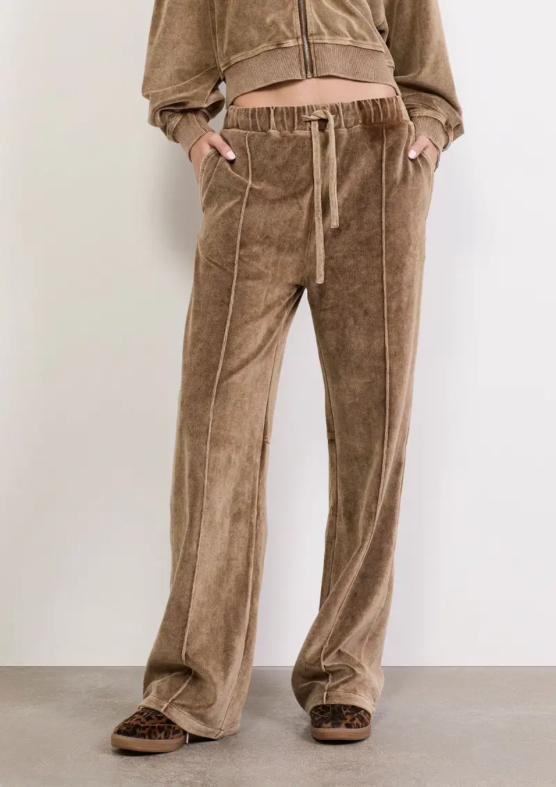 Pantalone Donna F**K Light Brown W0415-LB miniatura 3