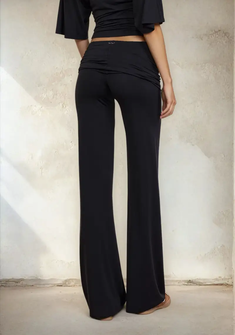 Pantalone Donna F**K Nero W0612-BK miniatura 3