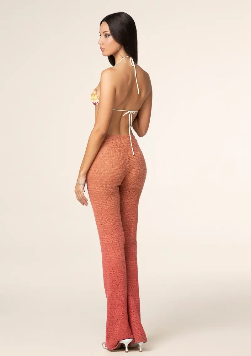 Pantalone Zampa Donna F**K Degradè 0724-X19 miniatura 2