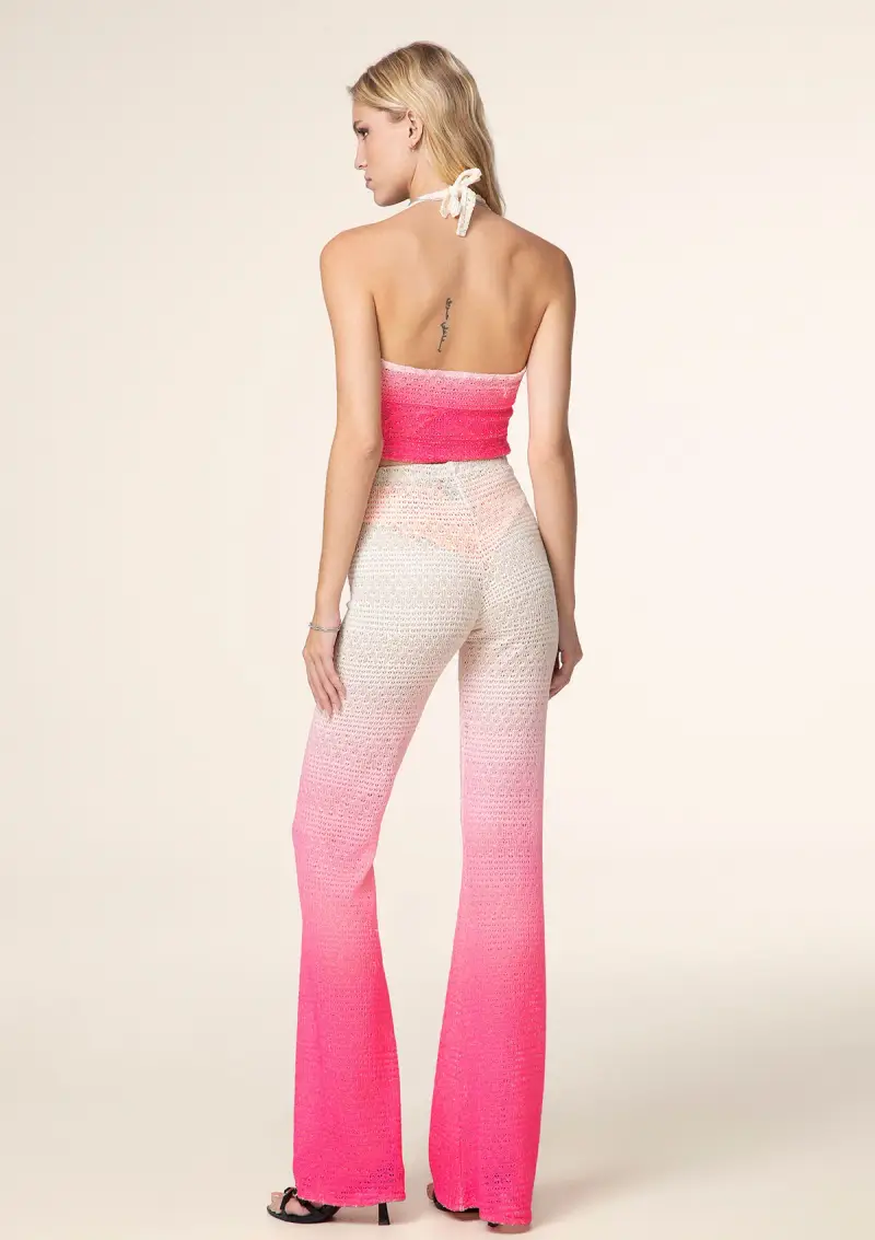 Pantalone Zampa Donna F**K Degradè 0724-X20 miniatura 2