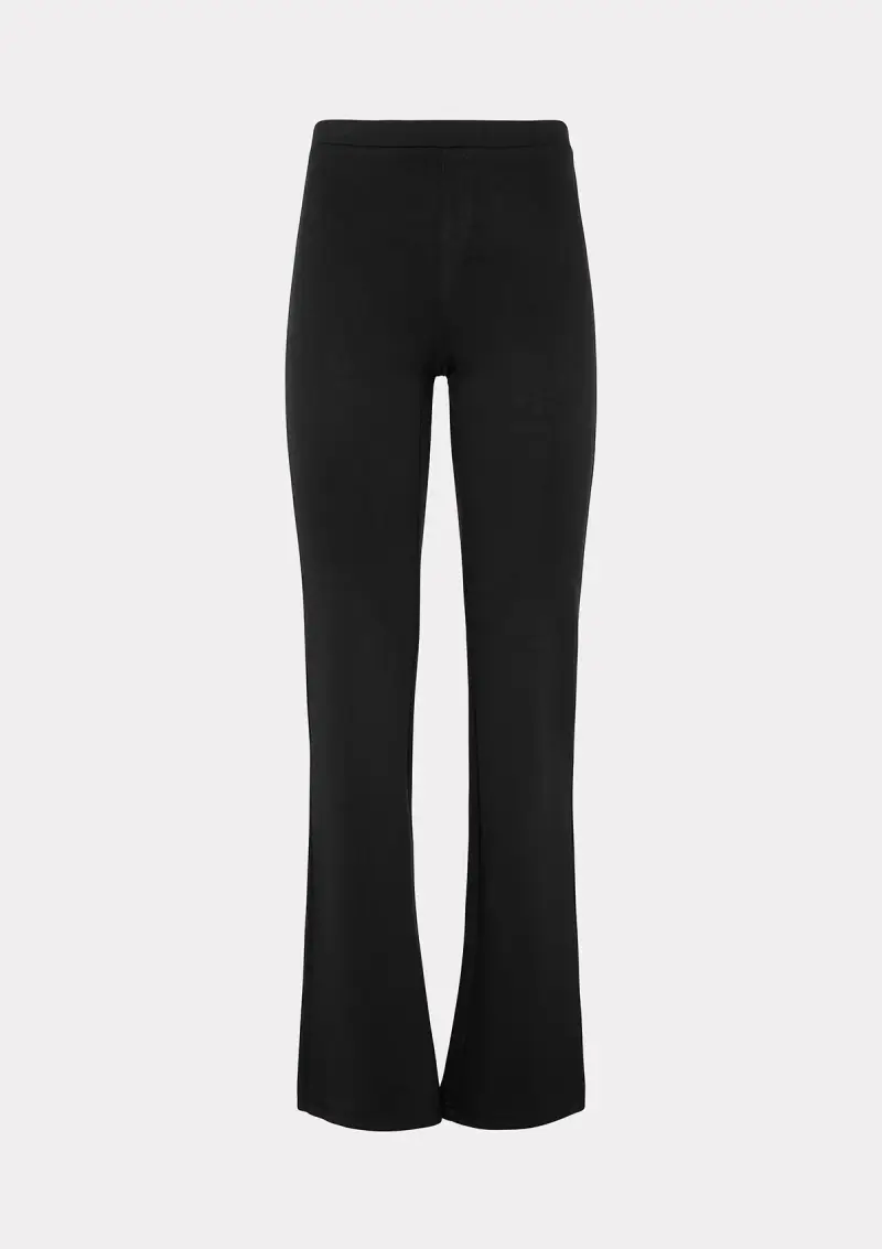 Pantalone Zampa Donna F**K Nero W0310-BK miniatura 4