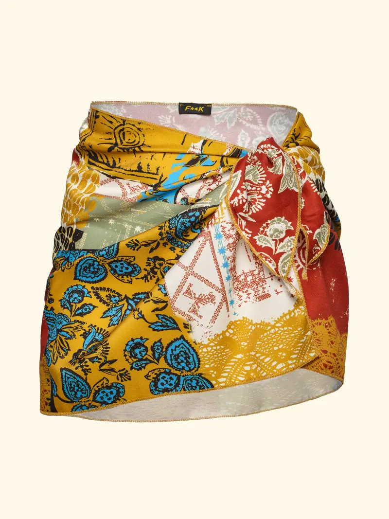 Pareo Corto Donna F**K Fantasia SW0458-X38 miniatura 3