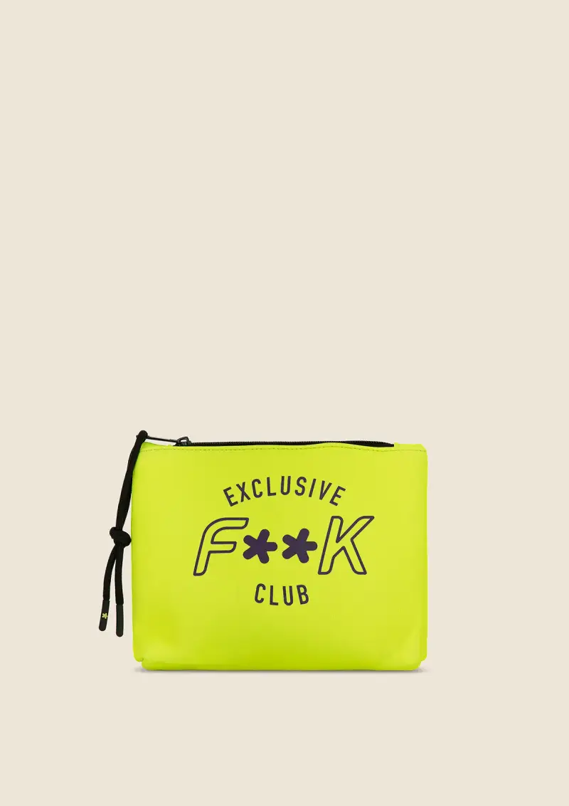 Pochette Uomo F**K Giallo Fluo M01AU80-FY