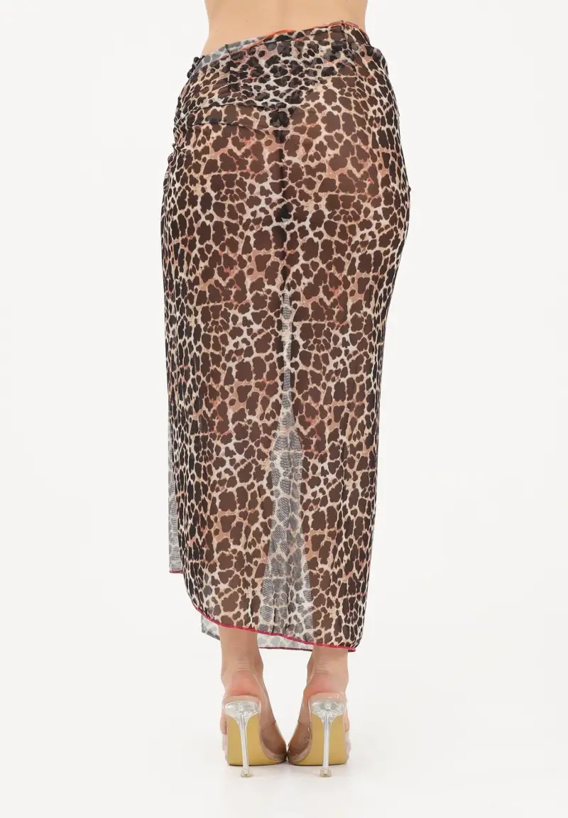 Preo lungo maculato da donna miniatura 3