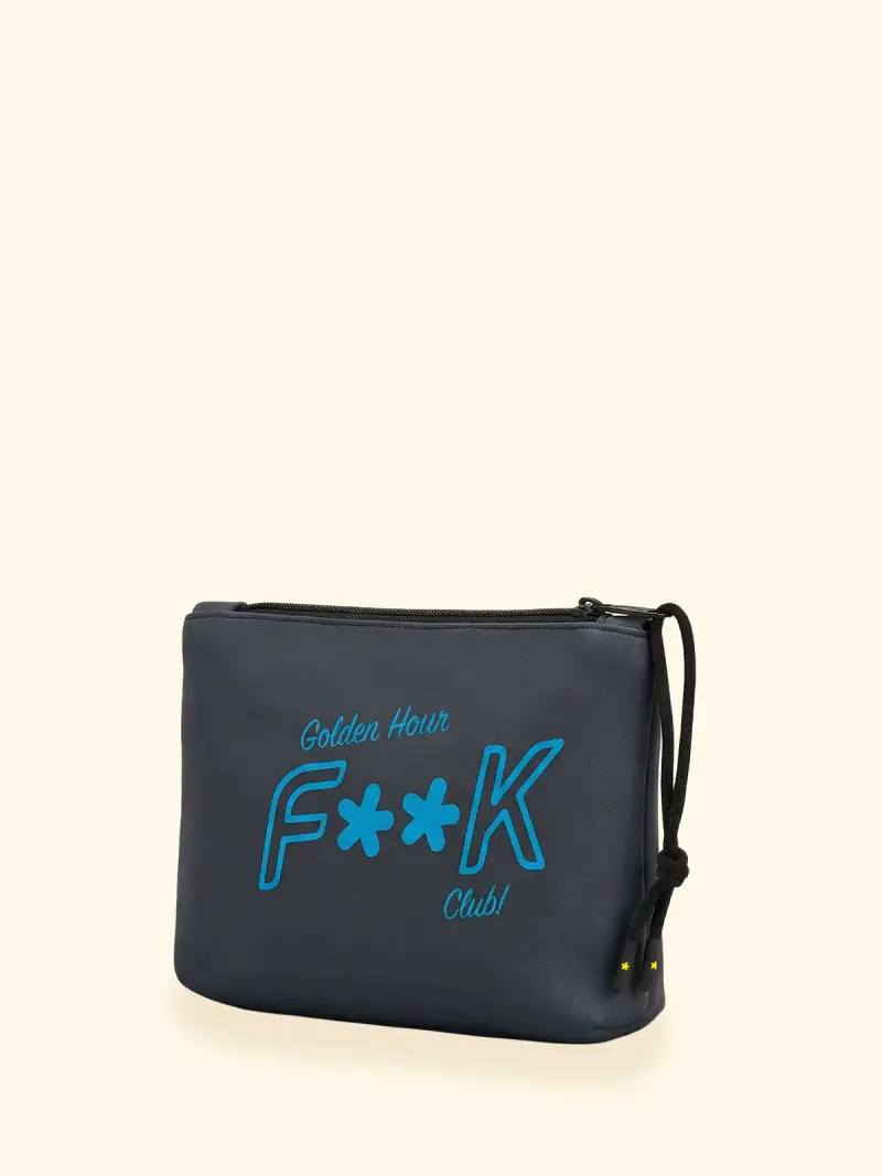 Regular Pochette Unisex F**K Blu SU8001-BU