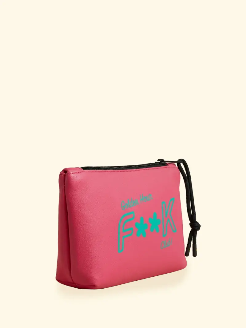 Regular Pochette Unisex F**K Corallo Fluo SU8001-FC miniatura 2