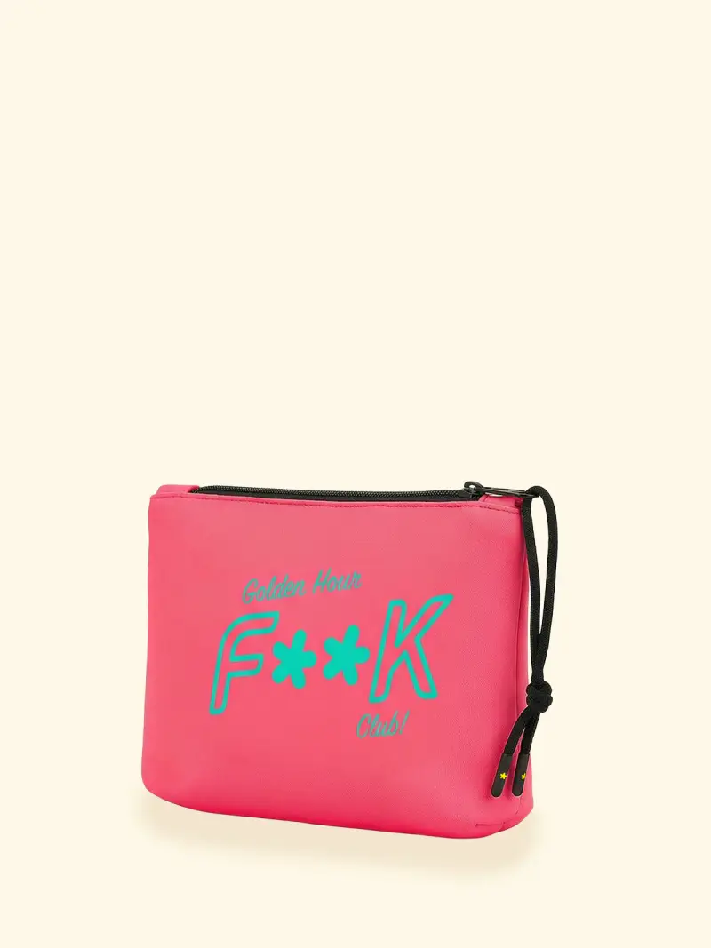 Regular Pochette Unisex F**K Corallo Fluo SU8001-FC