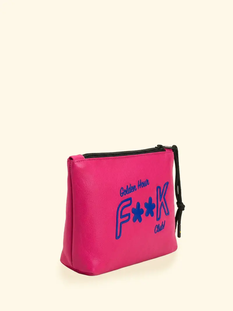Regular Pochette Unisex F**K Fucsia Fluo SU8001-FF miniatura 2