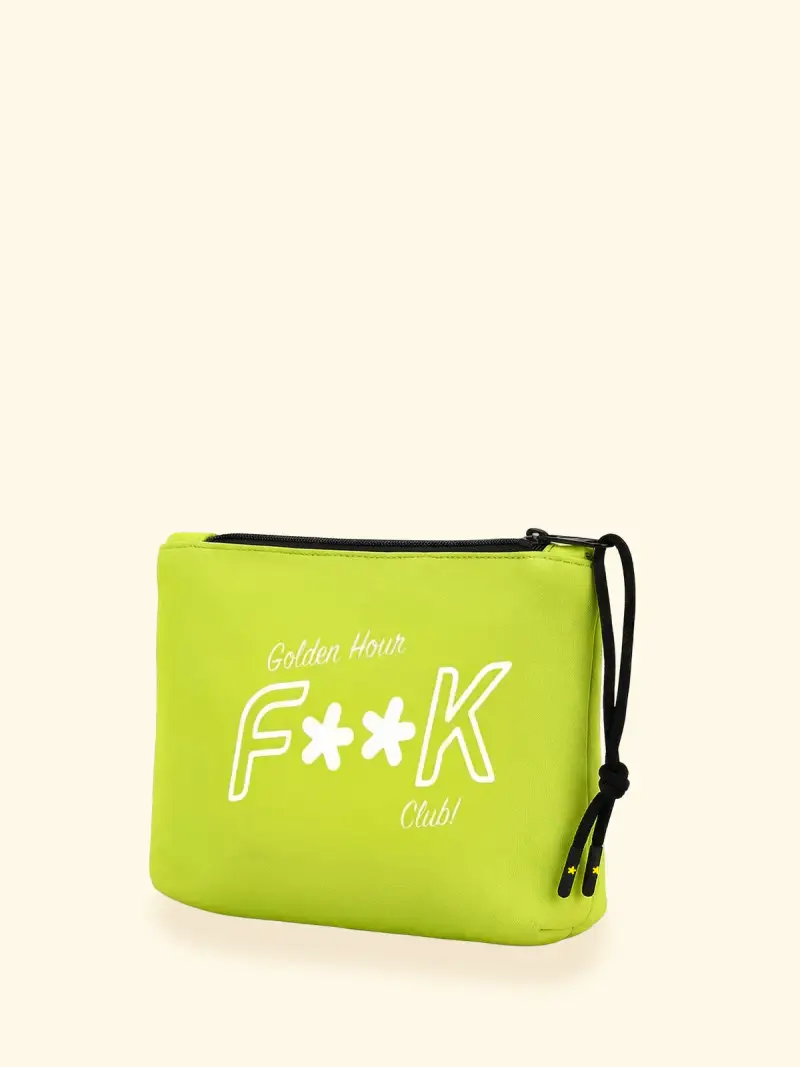 Regular Pochette Unisex F**K Giallo Fluo SU8001-FY