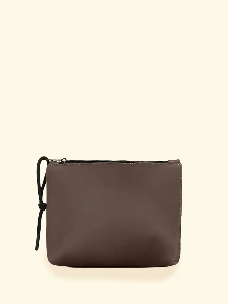 Regular Pochette Unisex F**K Marrone SU8001-BN miniatura 3
