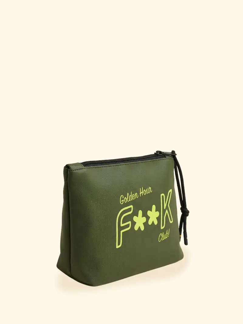 Regular Pochette Unisex F**K Verde Militare SU8001-MG miniatura 2