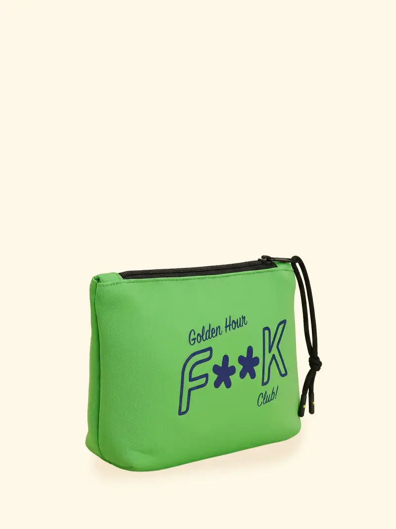 Regular Pochette Unisex F**K Verde SU8001-GN miniatura 2