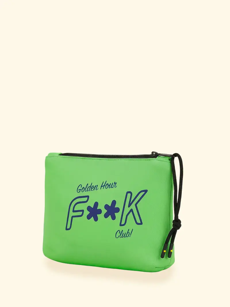 Regular Pochette Unisex F**K Verde SU8001-GN
