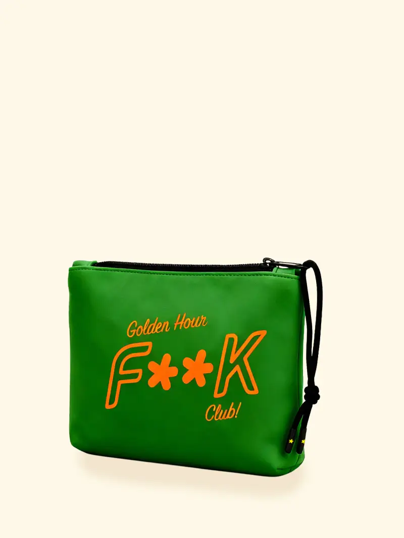 Regular Pochette Unisex F**K Verde SU8001-VS