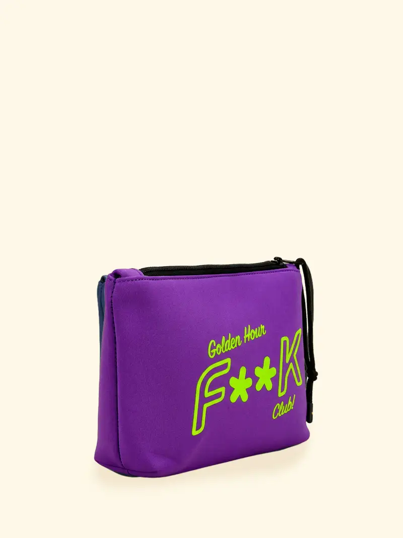 Regular Pochette Unisex F**K Viola SU8001-PR miniatura 2