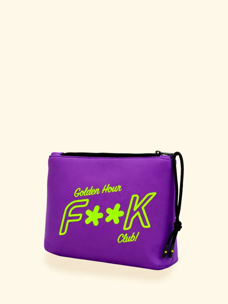 Regular Pochette Unisex F**K Viola SU8001-PR