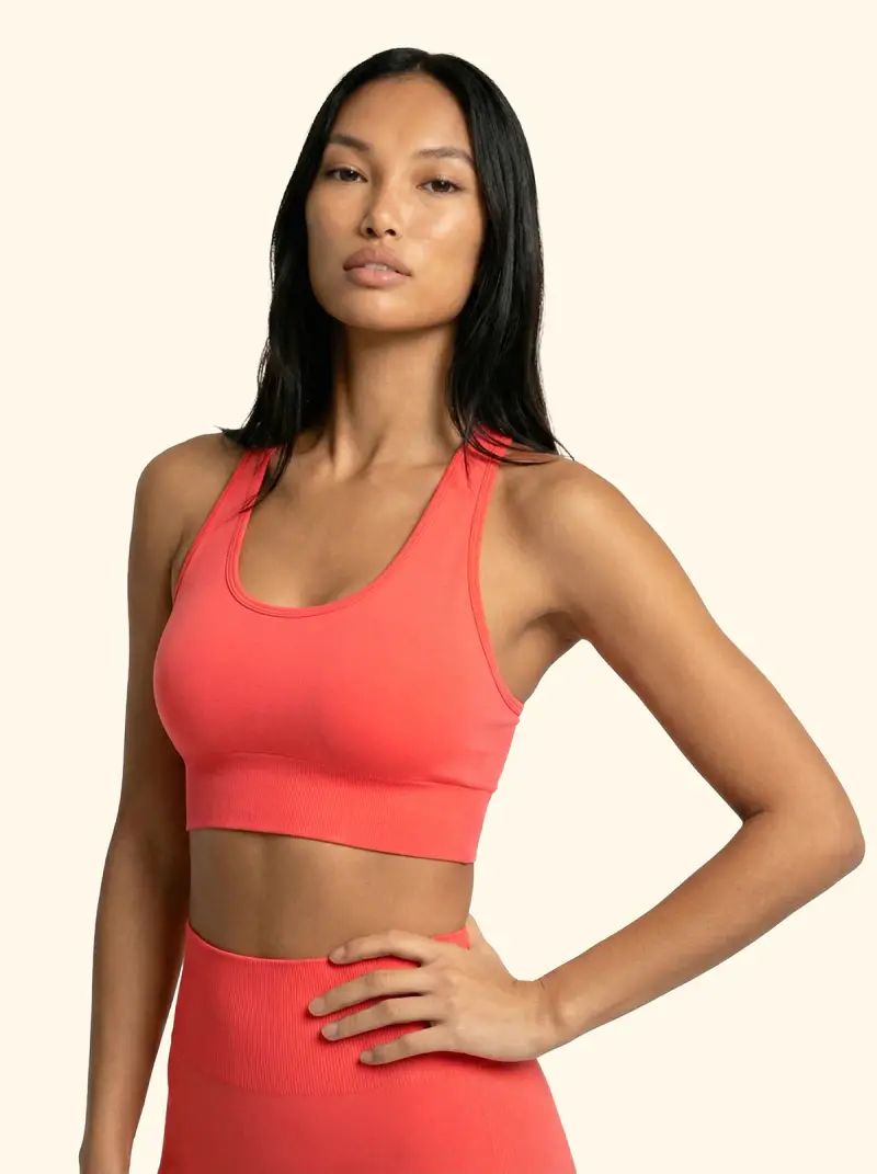 Seamless Top F**K Corallo 01SM01-CR miniatura 2