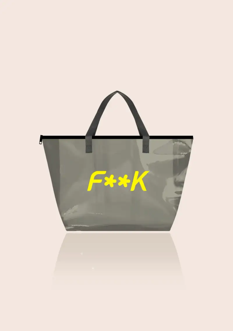 Shopping Bag Unisex F**K Nera U01AU98-BK