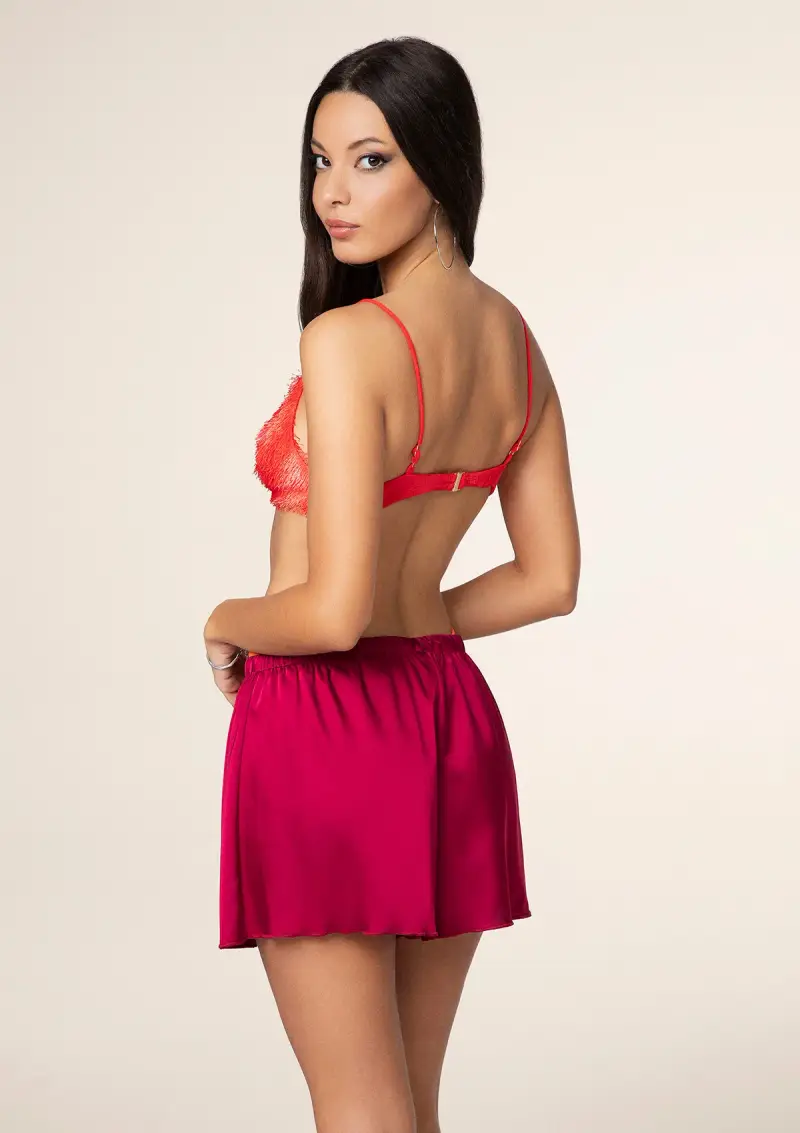 Short Donna F**K Bordeaux 1371-BD miniatura 2