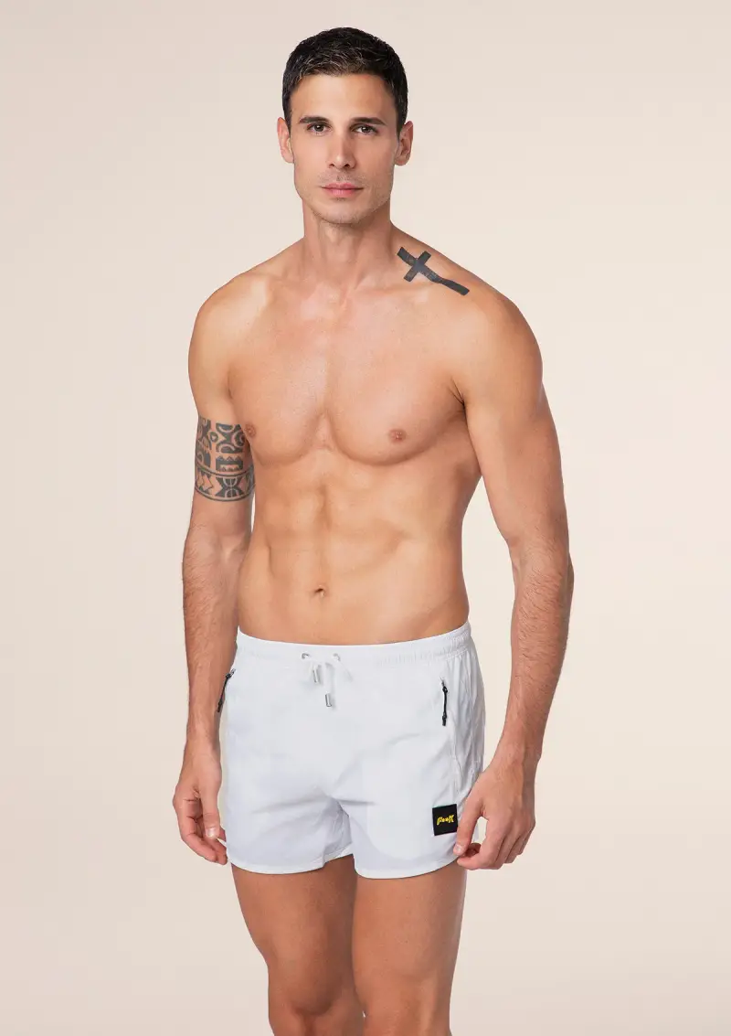 Shorts Uomo F**K Bianco M01BU03-WH