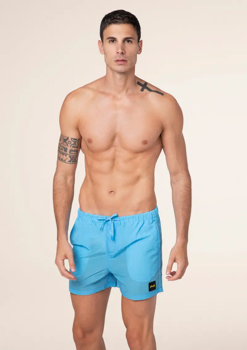 Shorts Uomo F**K Celeste M01BU06-CL