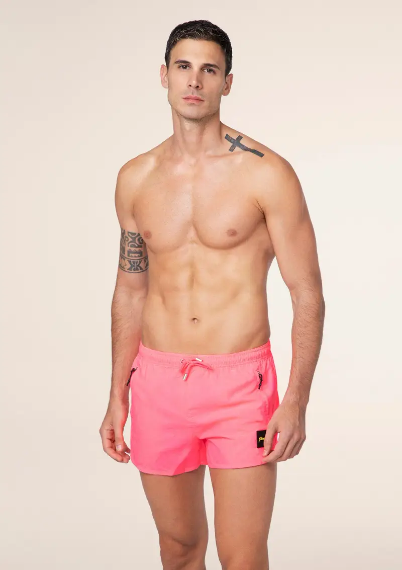 Shorts Uomo F**K Fucsia Fluo M01BU03-FF