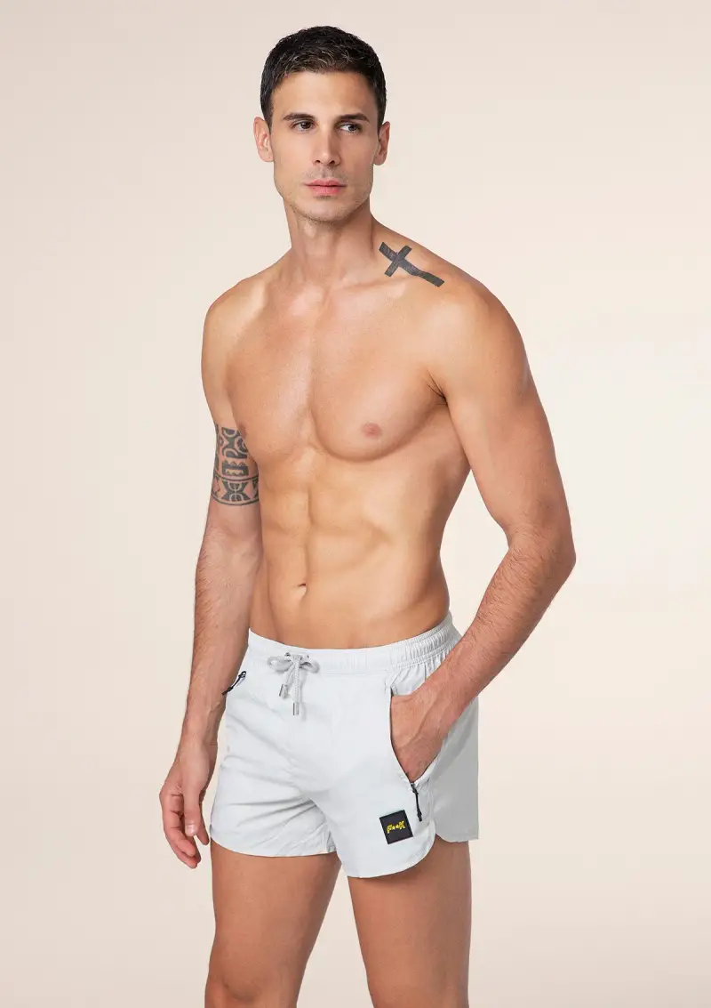 Shorts Uomo F**K Grigio M01BU03-LY