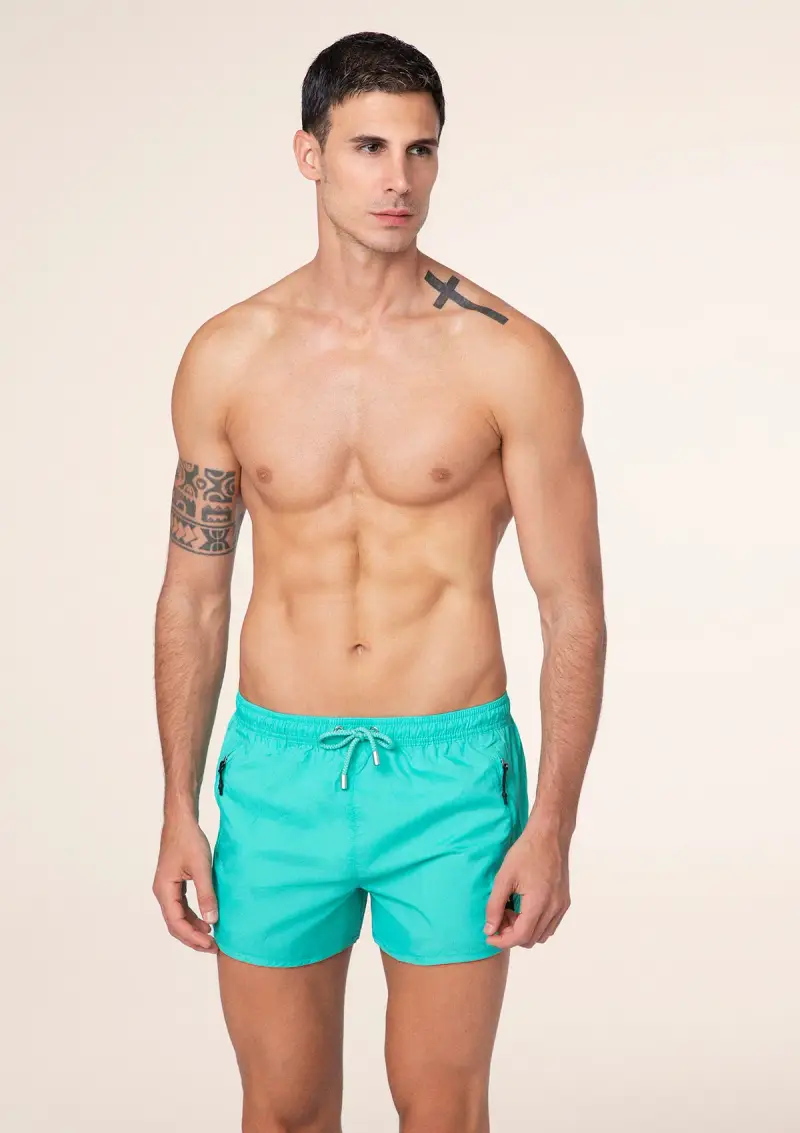 Shorts Uomo F**K Verde Acqua M01BU03-AQ