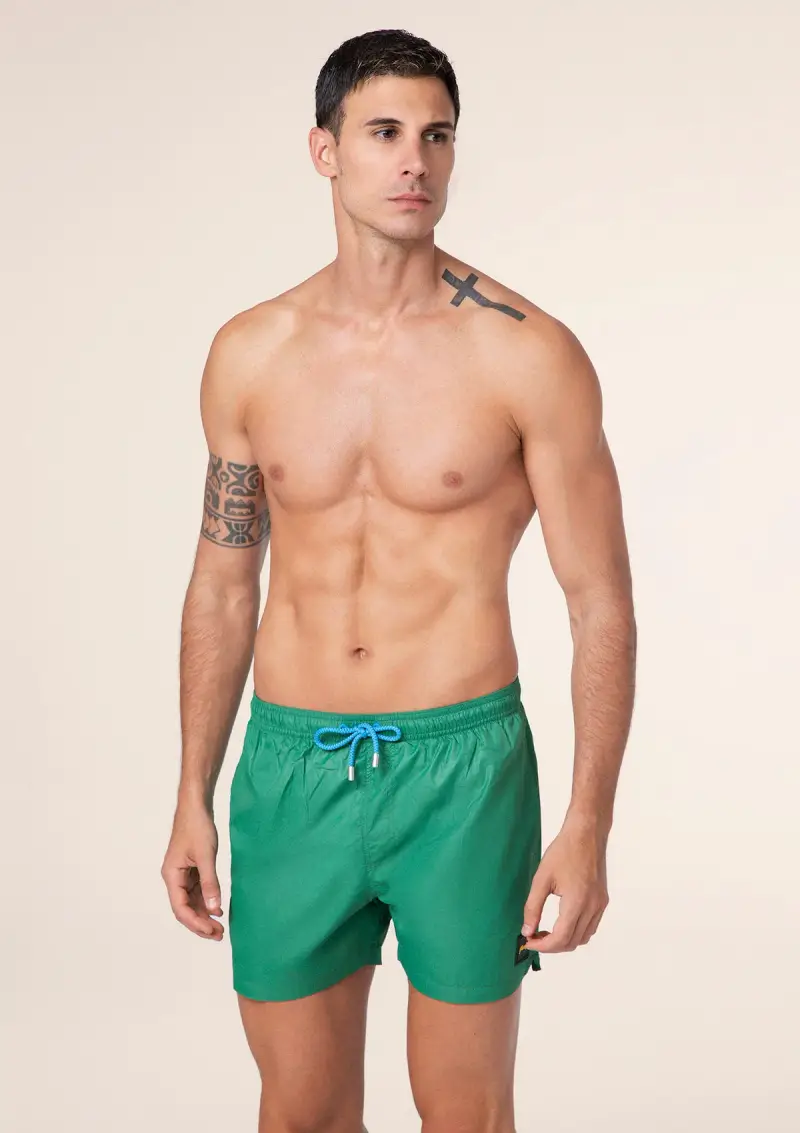 Shorts Uomo F**K Verde M01BU02-GN