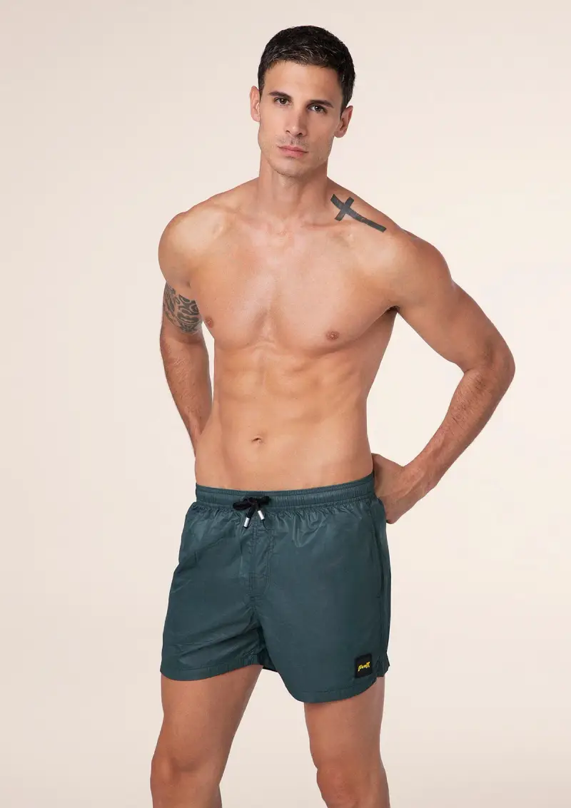 Shorts Uomo F**K Verde M01BU02-VS