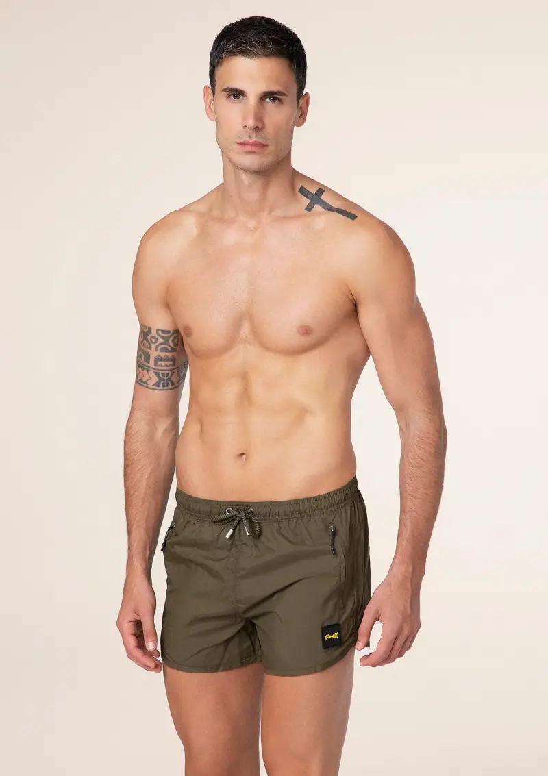 Shorts Uomo F**K Verde Militare M01BU03-MG