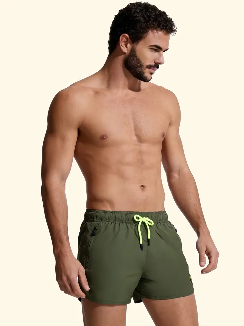 Shorts Uomo F**K Verde Militare SM5003-MG