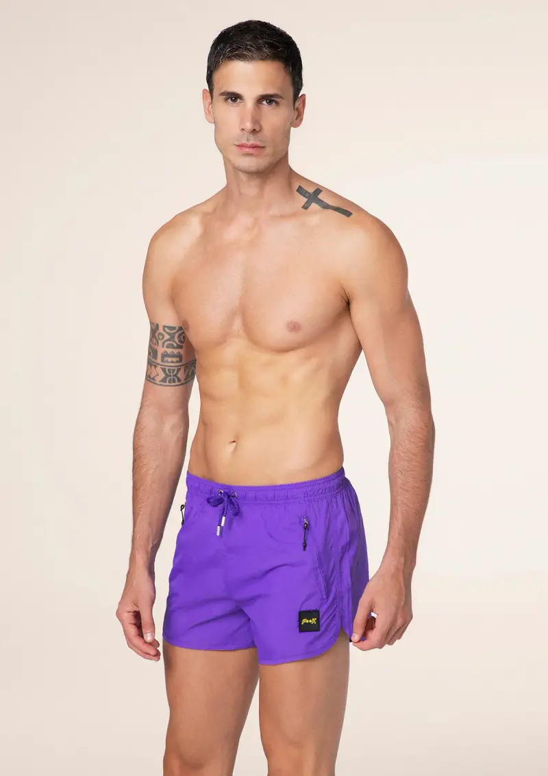 Shorts Uomo F**K Viola Fluo M01BU03-FV