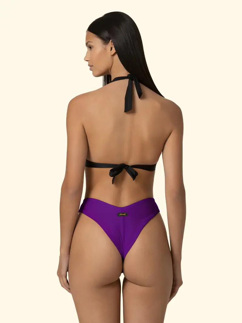 Slip Americano Fisso Donna F**K Viola SW1923-VI miniatura 2