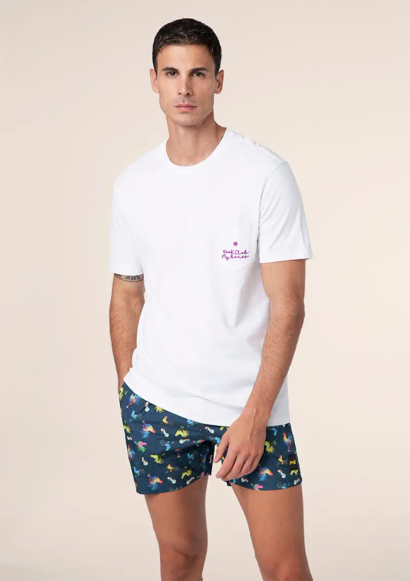 T-Shirt Uomo F**K Bianca M01TS72-WH