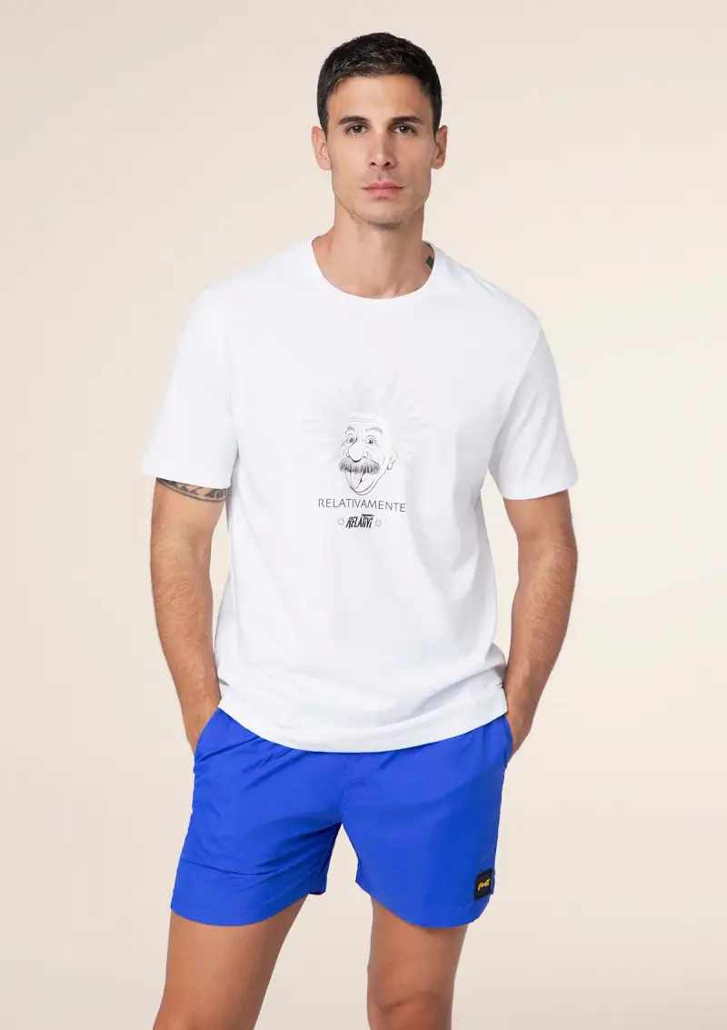 T-Shirt Uomo F**K Bianca M01TS78-WH
